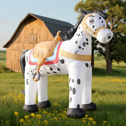 6 ft Inflatable Appaloosa Horse, outdoor decoration
